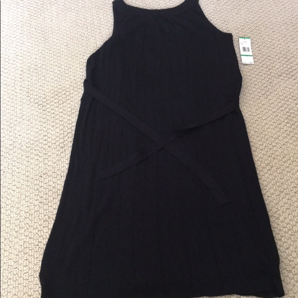 JONES NEW YORK Dark Navy rayon and acrylic dress - Picture 5 of 6